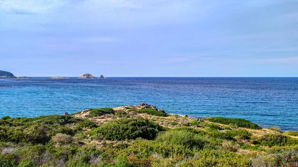 Córsega é uma bela ilha francesa no mar Mediterrâneo — Fotografia de Stock