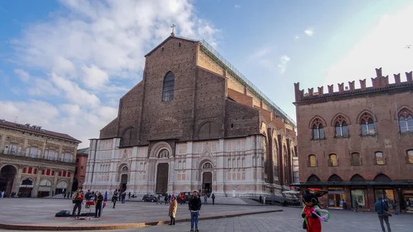 Bolonia é uma cidade italiana popular — Fotografia de Stock