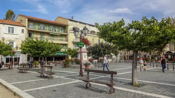 Korsika Akdeniz 'de güzel bir Fransız adasıdır. — Stok fotoğraf