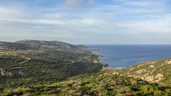 Κορσική είναι ένα όμορφο γαλλικό νησί στη Μεσόγειο θάλασσα — Φωτογραφία Αρχείου