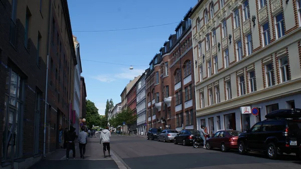 Oslo är en huvudstad i Norge, vacker stad med parker — Stockfoto