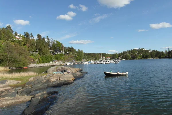 Oslo is een hoofdstad van Noorwegen, prachtige stad met parken — Stockfoto