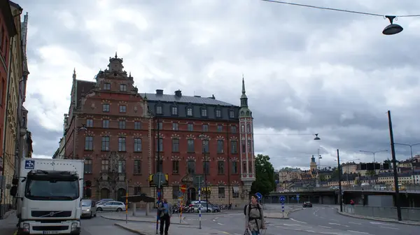 Stockholm este capitala Suediei, un oraș frumos. — Fotografie, imagine de stoc