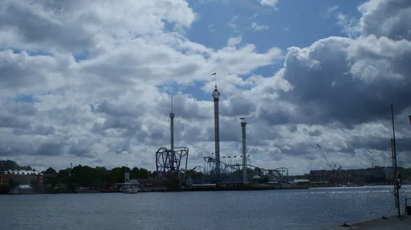 Stockholm est la capitale de la Suède, une belle ville — Photo