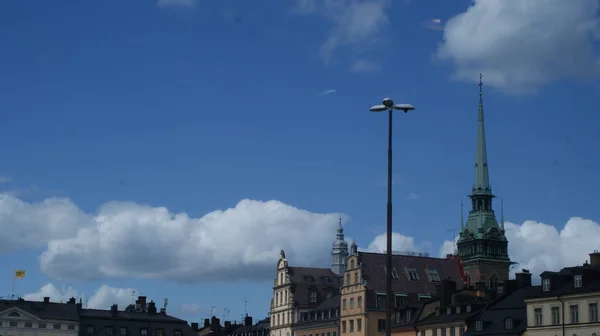Stockholm ist die Hauptstadt Schwedens, eine wunderschöne Stadt — Stockfoto