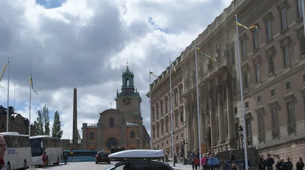 Stockholm İsveç 'in başkentidir, güzel bir şehirdir. — Stok fotoğraf