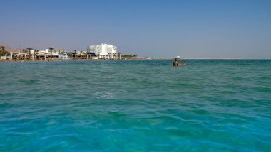 En Bokek Ölü Deniz 'de popüler bir tatil beldesidir, İsrail