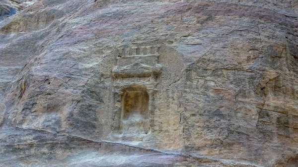 Petra es una antigua ciudad en Jordania — Foto de Stock