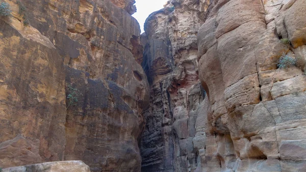 Petra is een oude stad in Jordanië — Stockfoto