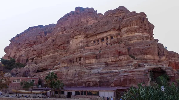 Petra is een oude stad in Jordanië — Stockfoto