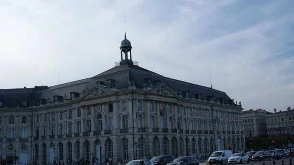 Wspaniała architektura francuskiego miasta Bordeaux — Zdjęcie stockowe