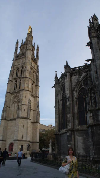 Arquitetura deslumbrante da cidade francesa de Bordéus — Fotografia de Stock