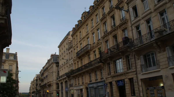 Wspaniała architektura francuskiego miasta Bordeaux — Zdjęcie stockowe