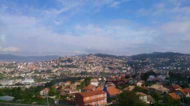Eski ve çok güzel İspanyol şehri Vigo.