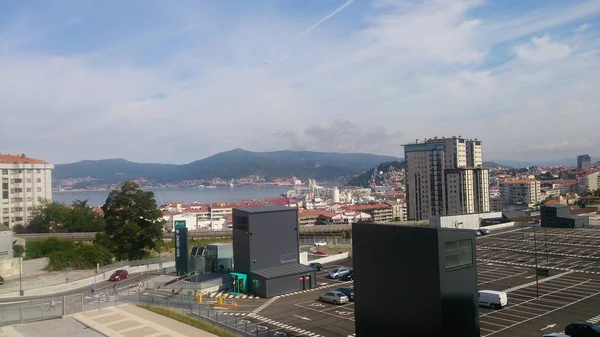 The old and very beautiful Spanish city of Vigo — 스톡 사진