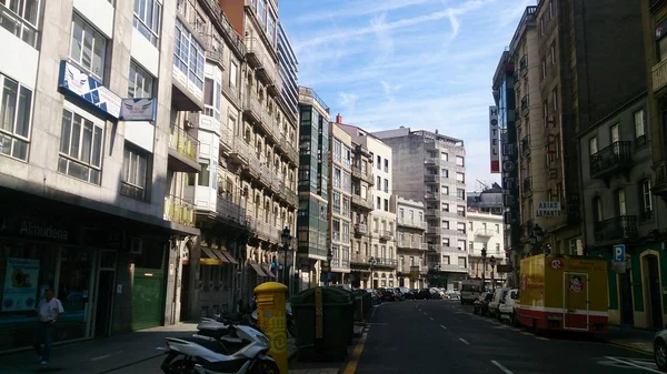 Eski ve çok güzel İspanyol şehri Vigo. — Stok fotoğraf