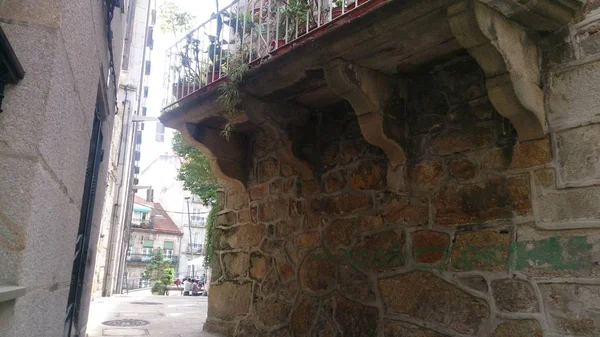 Die alte und sehr schöne spanische stadt vigo — Stockfoto