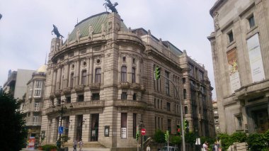 Eski ve çok güzel İspanyol şehri Vigo.