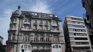 Eski ve çok güzel İspanyol şehri Vigo.