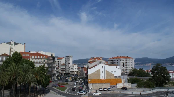 A antiga e muito bela cidade espanhola de Vigo — Fotografia de Stock