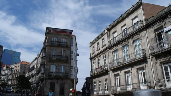De oude en zeer mooie Spaanse stad Vigo — Stockfoto
