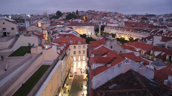 Lisbon is the capital of Portugal and a very beautiful city — 스톡 사진