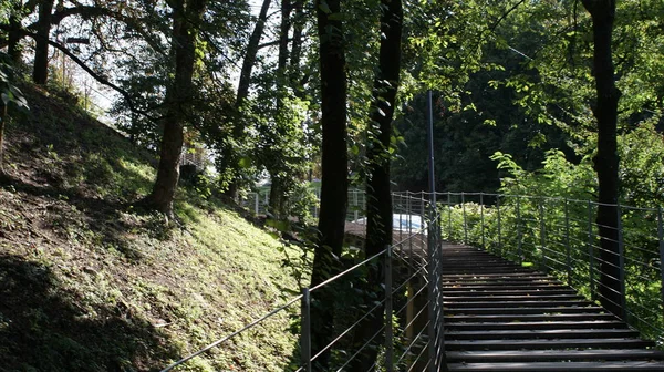 Lublana jest stolicą Słowenii, pięknym miastem — Zdjęcie stockowe