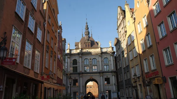 Υπέροχη πόλη του Γκντανσκ στην Πολωνία — Φωτογραφία Αρχείου