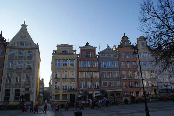 Favolosa città di Danzica in Polonia — Foto Stock