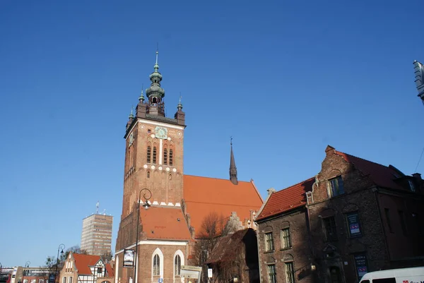 Märchenhafte Stadt Danzig in Polen — Stockfoto