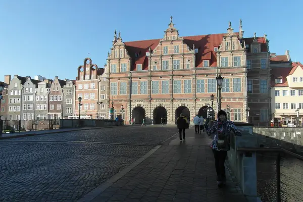 Mesés város Gdansk Lengyelországban — Stock Fotó