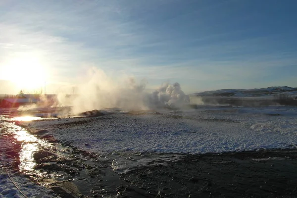 Iceland's stunning nature and architecture — 스톡 사진