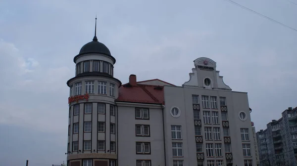 The modern European city of Kaliningrad in Russia — 스톡 사진