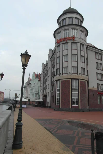 Kalinyingrád modern európai városa Oroszországban — Stock Fotó