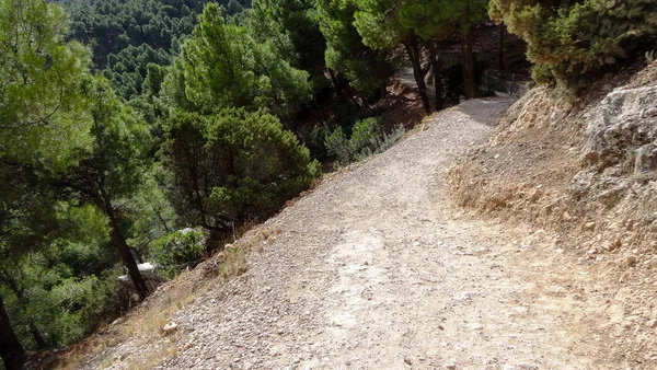 Caminito del Rey - bardzo piękny tor w Hiszpanii — Zdjęcie stockowe