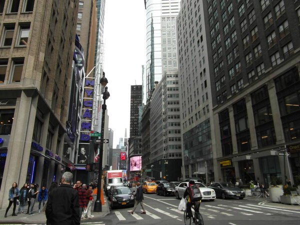 Modern buildings in new York, one of the most popular cities in the world. Skyscrapers and a beautiful Park in United States of America