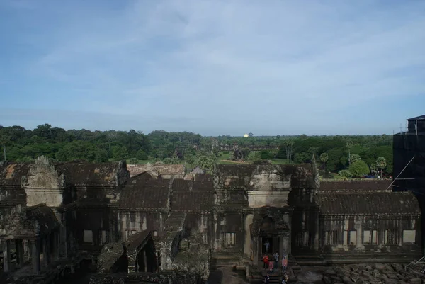 Angkor Wat is een hindoetempel in Cambodja — Stockfoto