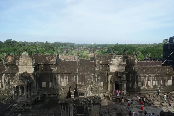 Angkor Wat is een hindoetempel in Cambodja — Stockfoto