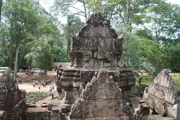 Angkor Wat je hinduistický chrám v Kambodži — Stock fotografie