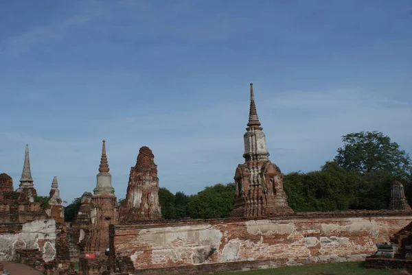 Ayutthaya is een oude stad in Thailand — Stockfoto