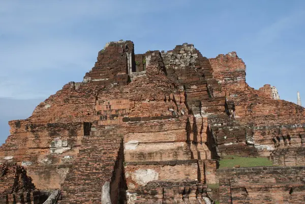 Ayutthaya egy ősi város Thaiföldön. — Stock Fotó