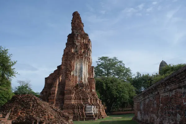 Ayutthaya egy ősi város Thaiföldön. — Stock Fotó