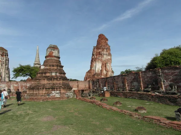 Ayutthaya är en gammal stad i Thailand — Stockfoto