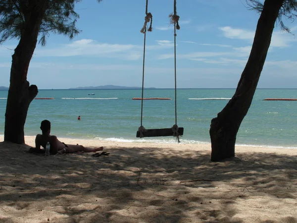 Pattaya egy népszerű üdülőhely Thaiföldön — Stock Fotó