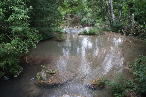 Καταρράκτης Eravan στην Ταϊλάνδη, Suoueast Asia — Φωτογραφία Αρχείου