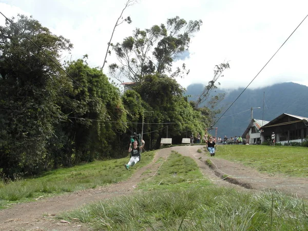 Banos, Ekvador, Güney Amerika 'da bir şehirdir. — Stok fotoğraf