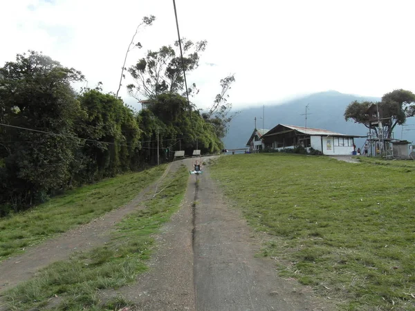 Banos ist eine Stadt in Ecuador, Südamerika — Stockfoto