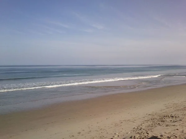 Mancorę. Resort w Peru, na wybrzeżu Oceanu Spokojnego — Zdjęcie stockowe