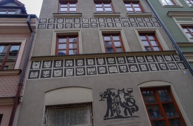 Lublin, Polonya, Doğu Avrupa 'da ünlü bir şehirdir. Harika sokaklar mükemmel korunmuş..