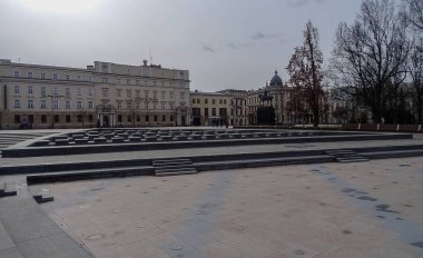 Lublin, Polonya, Doğu Avrupa 'da ünlü bir şehirdir. Harika sokaklar mükemmel korunmuş..